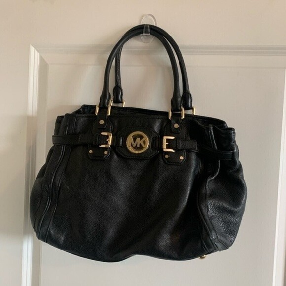 - Michael Kors Hudson Tote Satchel Leather Bag - Picture 8 of 10